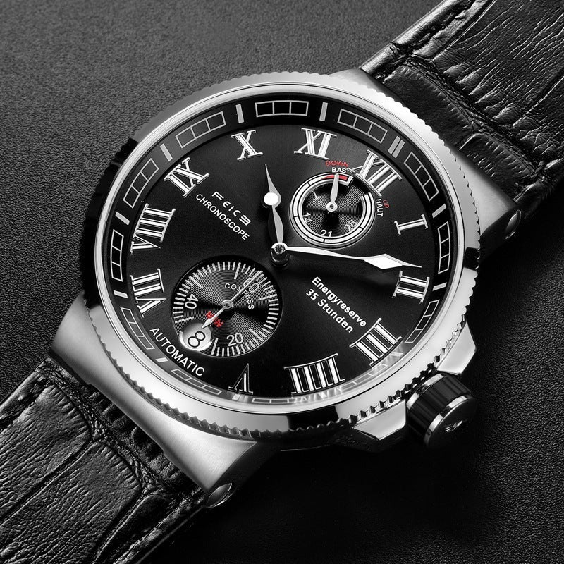 Montre Automatique Étanche Lumineuse pour Homme